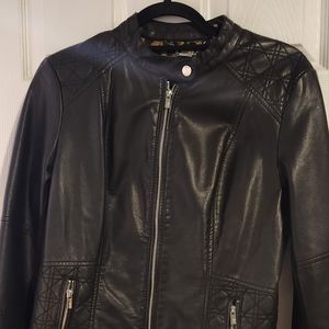 black rivet coat